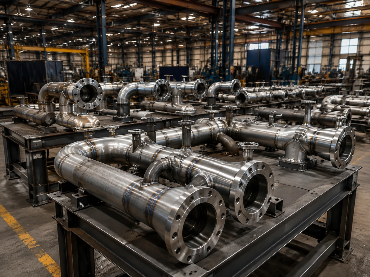 Pipe spool fabrication